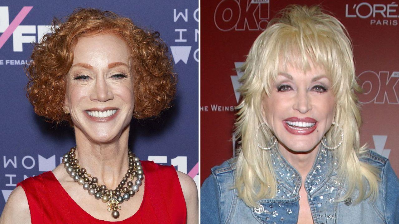 Photo of Kathy Griffin recalled asking Dolly Parton to appear on her show 'My Life on the D-List.'