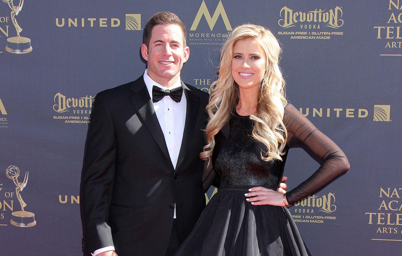 tarek el moussa spotted public spat christina hall heather rae young