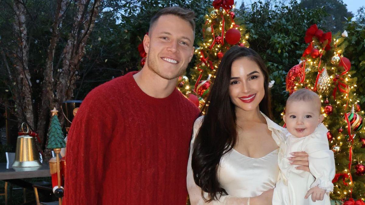 Image of Christian McCaffrey sweetly admits Olivia Culpo 'makes life easy.'