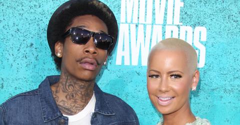 Wiz Khalifa and Amber Rose at the 2012 MTV Movie Awards