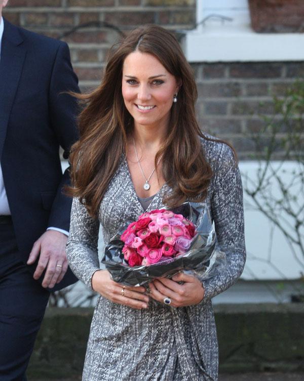 The Duchess of Cambridge is seen visiting Hope House