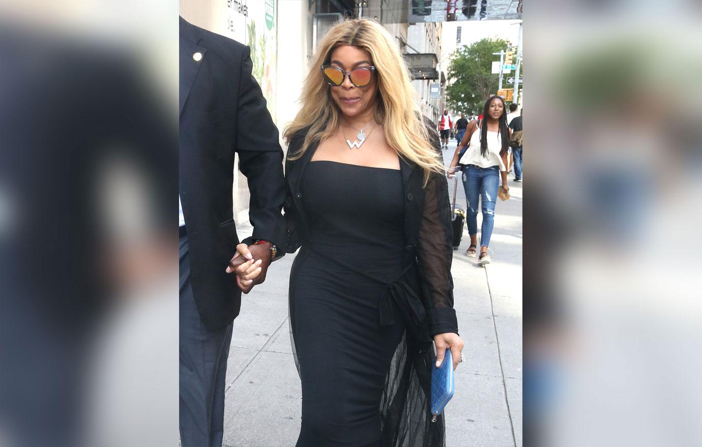 wendy williams struggles walk her own filming top secret project