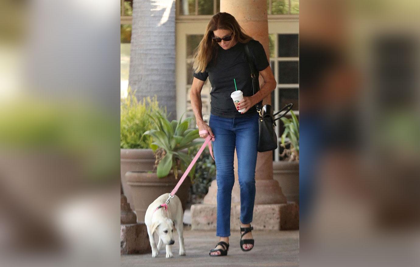 Caitlyn Jenner Kicks Dog