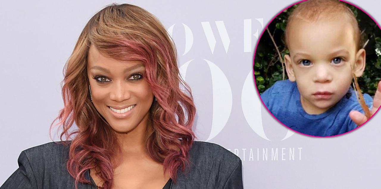 [PICS] Tyra Banks Shows Off Her Son York In This Handsome Photo