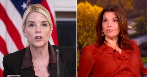 Split photo of Pam Bondi and Ana Navarro