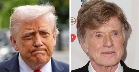 donald trump react robert redford death