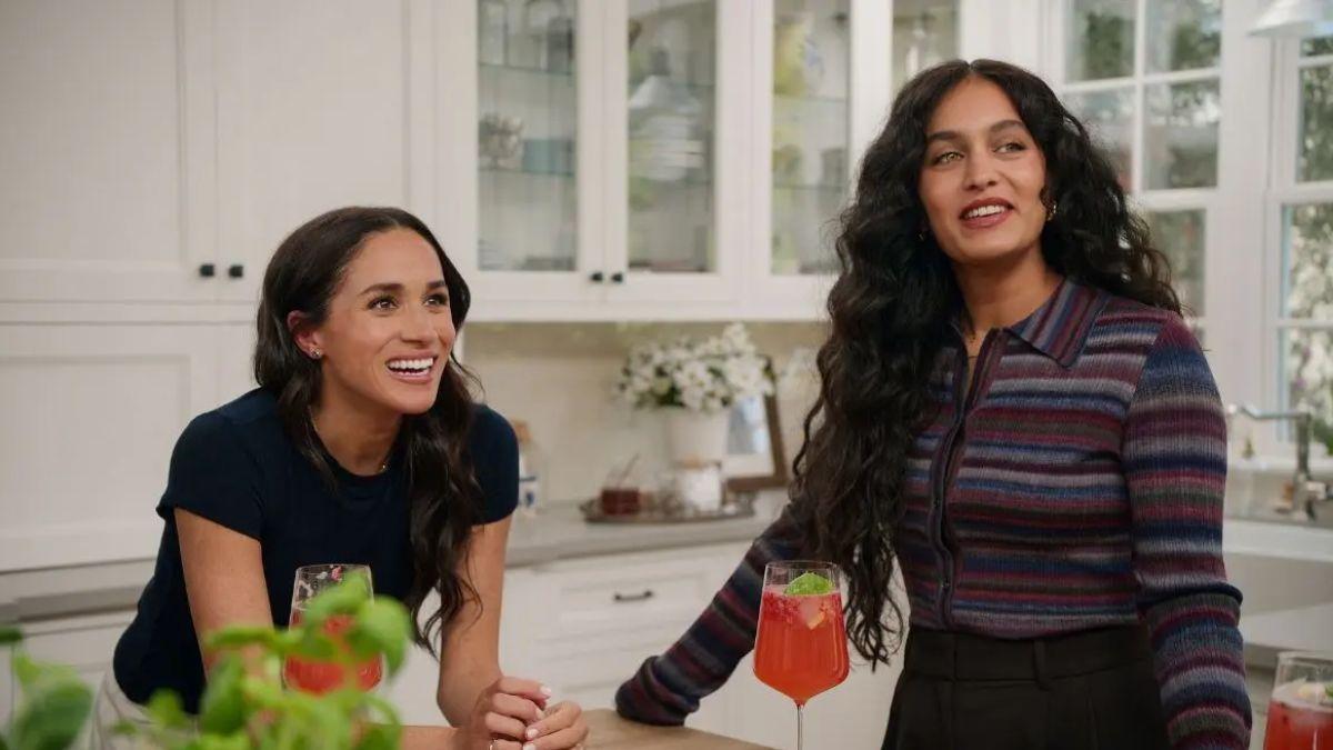 image of Meghan Markle's As Ever products were featured on her show. 