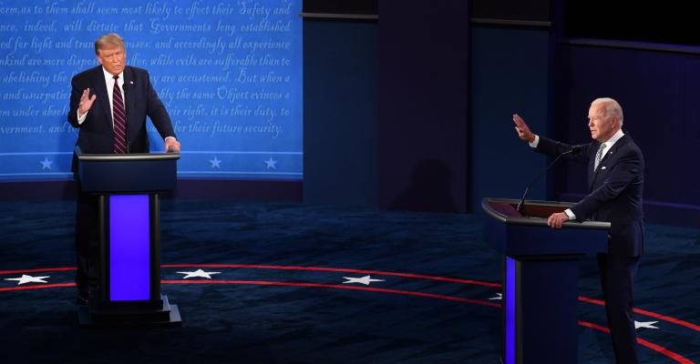 The First Presidental Debate Between Trump And Biden Descends Into Chaos