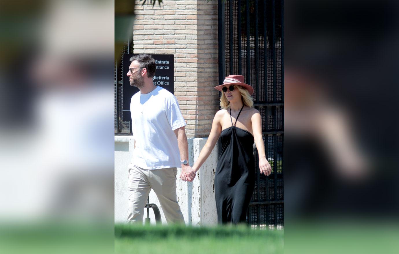 EXCLUSIVE: Jennifer Lawrence and boyfriend Cooke Maroney spotted in Rome