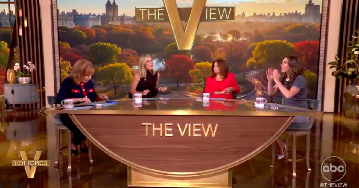 Photo of Griffin's comments left her co-hosts stunned and made the live audience groan.