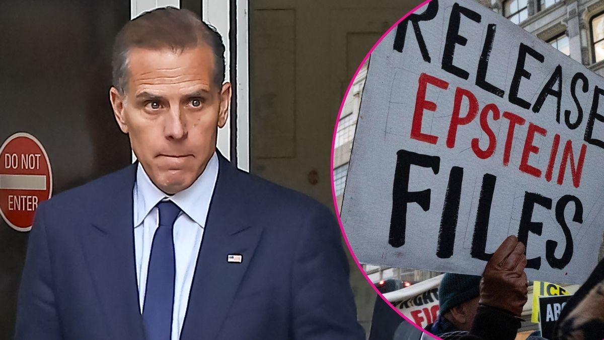 Composite photo of Hunter Biden and Jeffrey Epstein.
