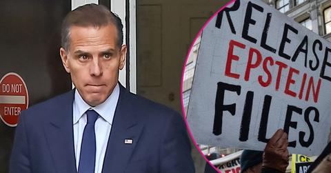 Composite photo of Hunter Biden and Jeffrey Epstein.