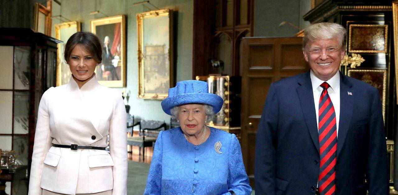 queen elizabeth thought donald trump very rude questioned marriage melania trump