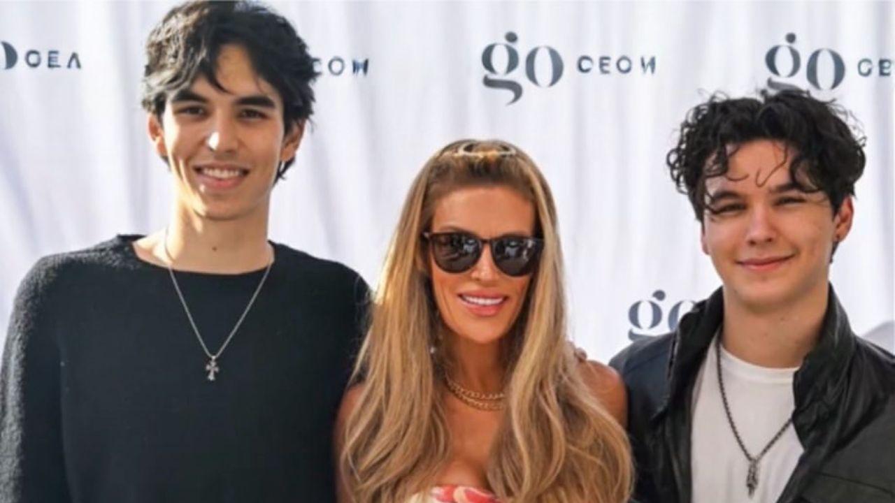 Image of Brandi Glanville joked about her sons' low-key approach to partying and drinking.