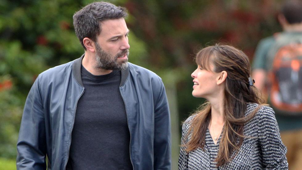 Semi Exclusive… Ben Affleck & Jennifer Garner Step Out In Brentwood