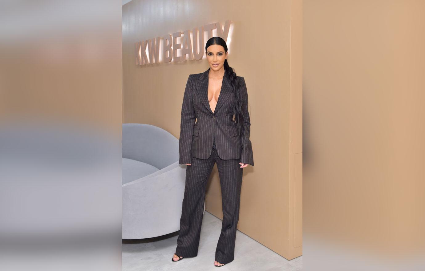 Kim Kardashian Uses KKW Body Makeup To Cover Psoriasis