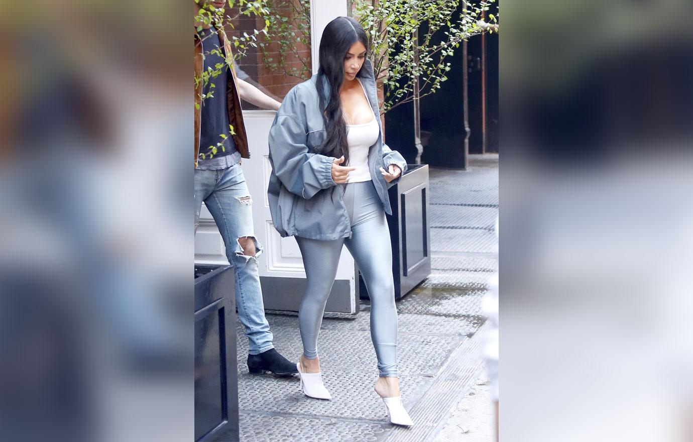 Kim Kardashian steps out in New York City