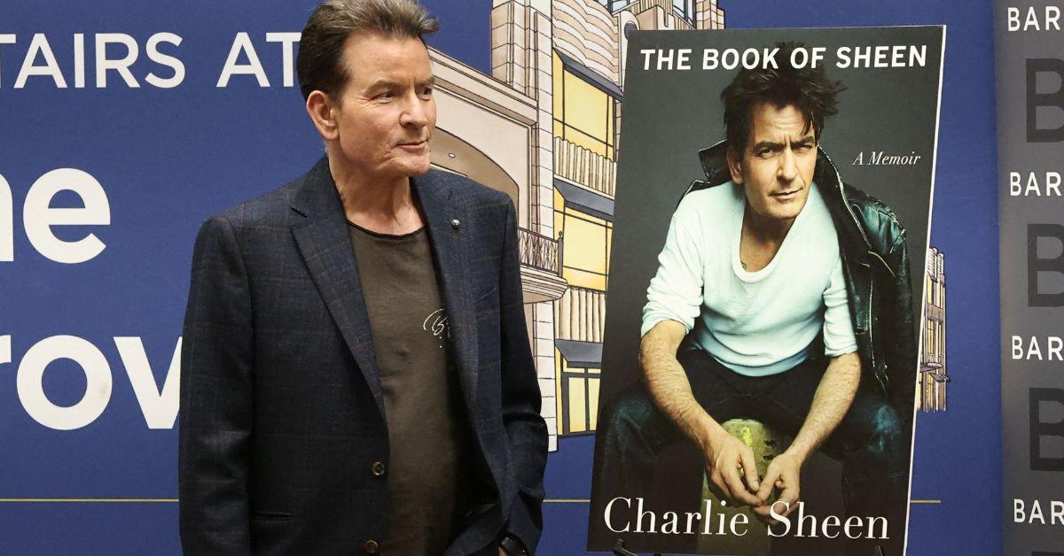 image of Charlie Sheen revealed his past romances in his memoir.