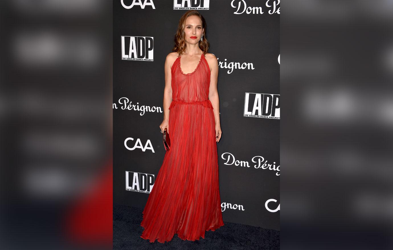 Natalie portman in red dress