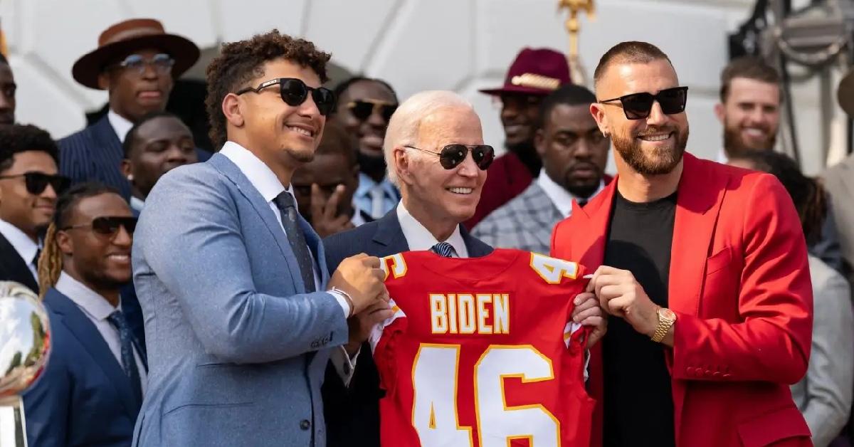 patrick mahomes travis kelce football left rumors retire super bowl loss