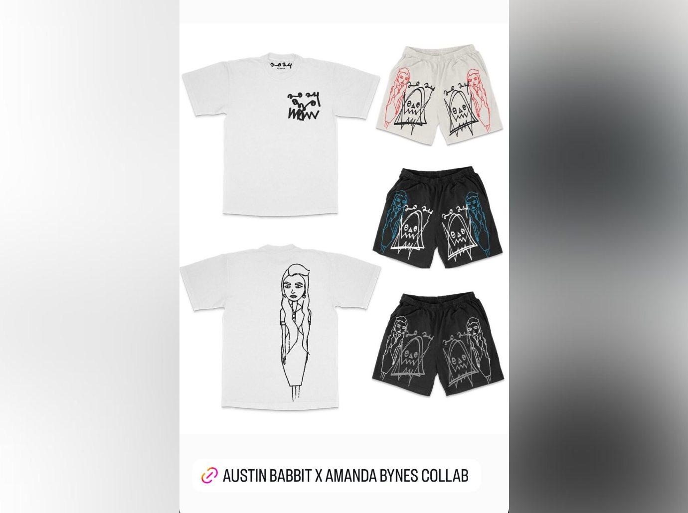 amanda bynes debuts clothing line featuring artwork