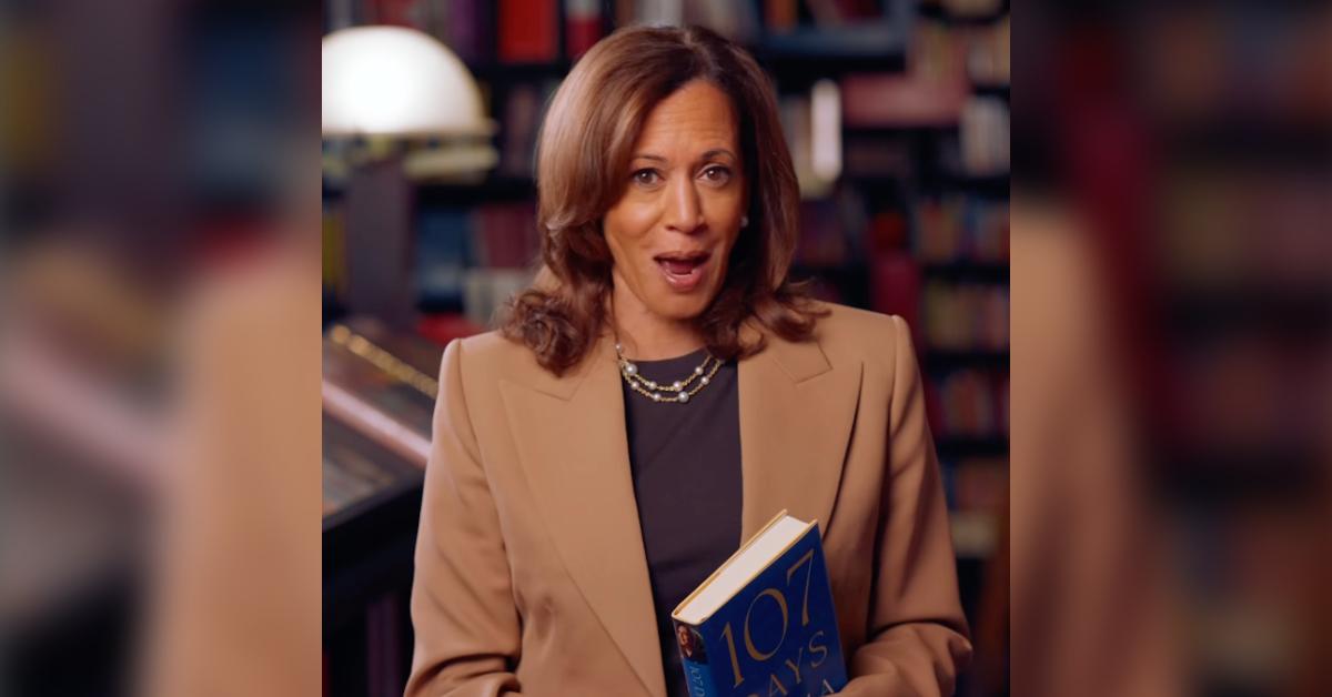 Image of Kamala Harris' book highlights her 2024 presidential campaign.