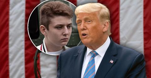 Trump's Son Still Remote Learning Amid President's Push To Open Schools