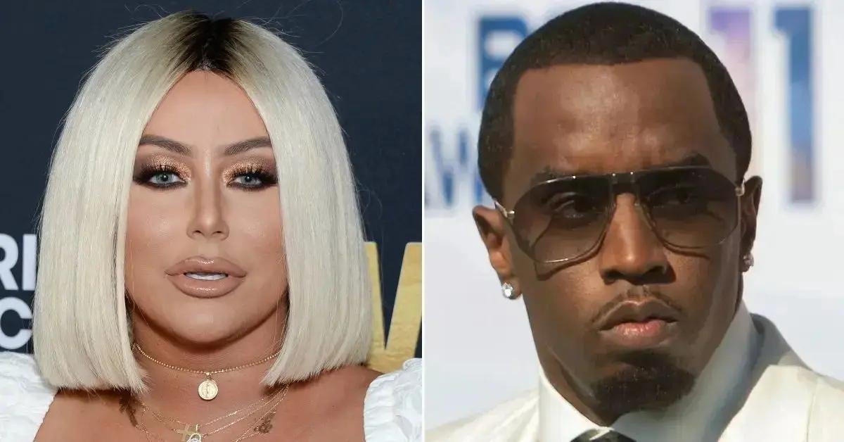 Composite photo of Aubrey O'Day and Sean 'Diddy' Combs