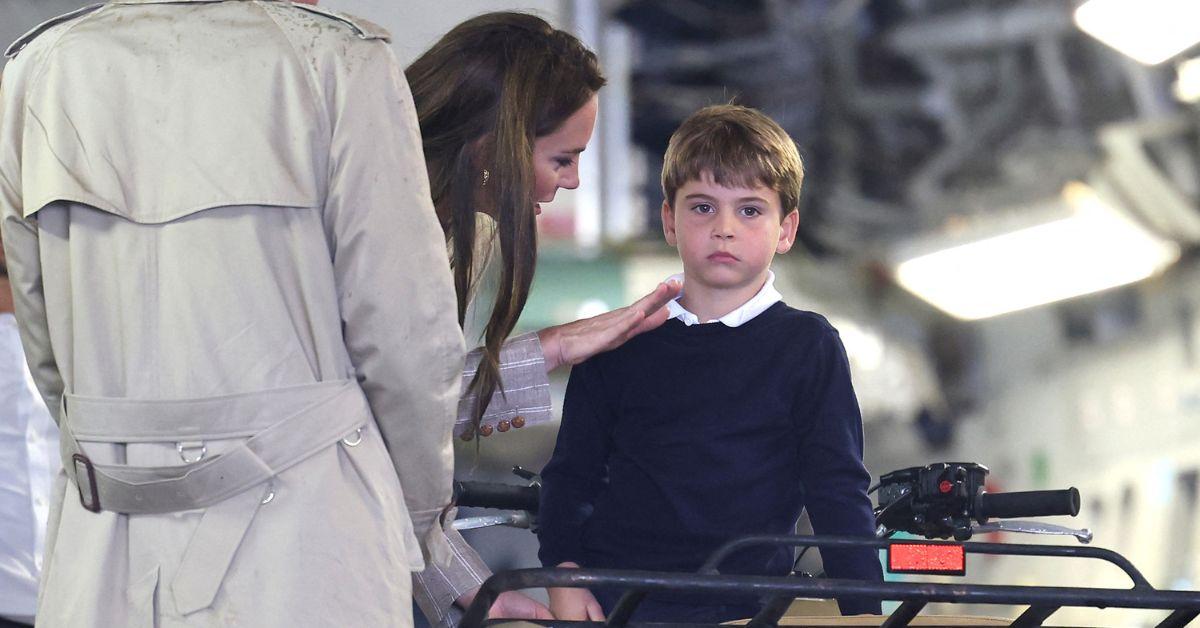 Photo of Kate Middleton and Prince Louis