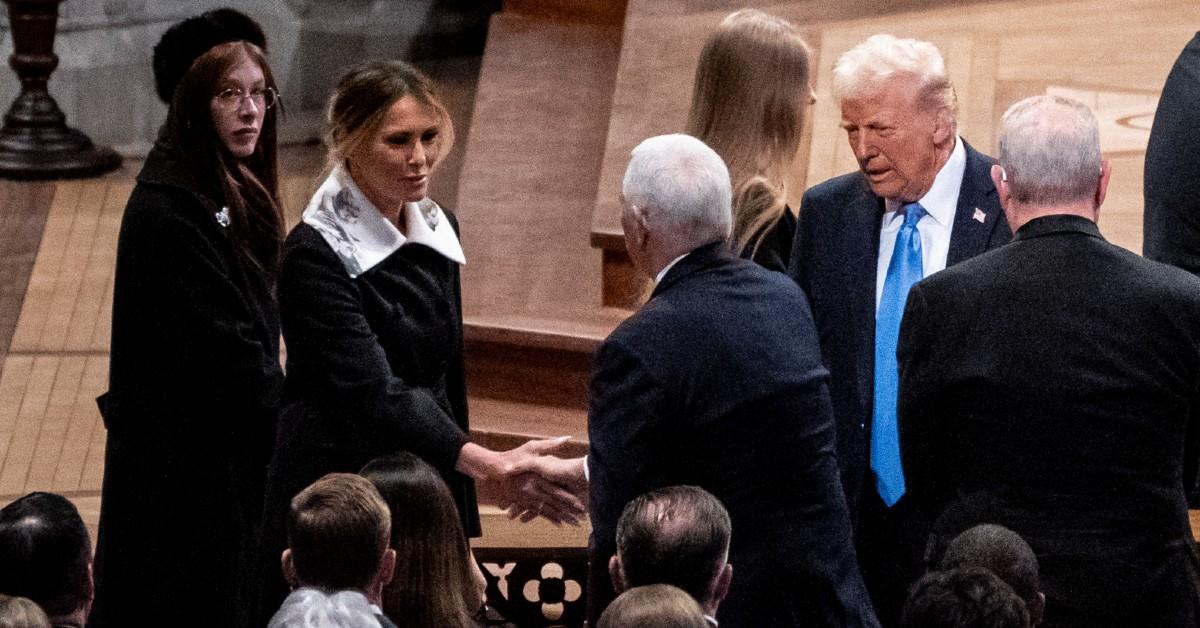 mike pences wife refuses to shake donaldd trump hand