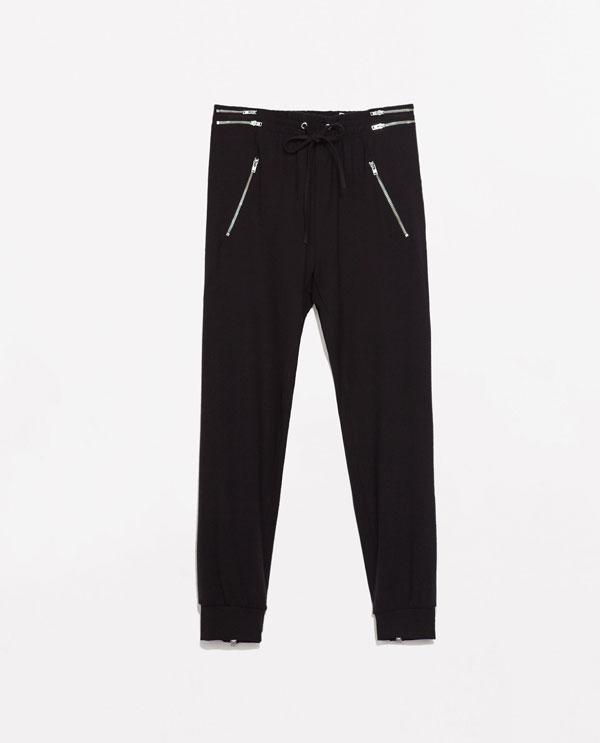 Black track pants