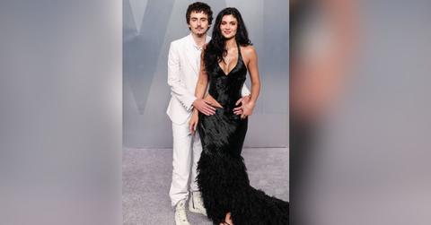 Photo of Timothée Chalamet and Kylie Jenner.