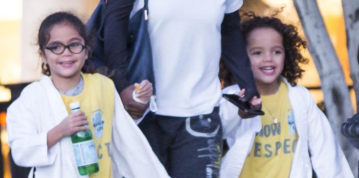 *EXCLUSIVE* Mariah&#8217;s children are hyped up after karate class with their nanny