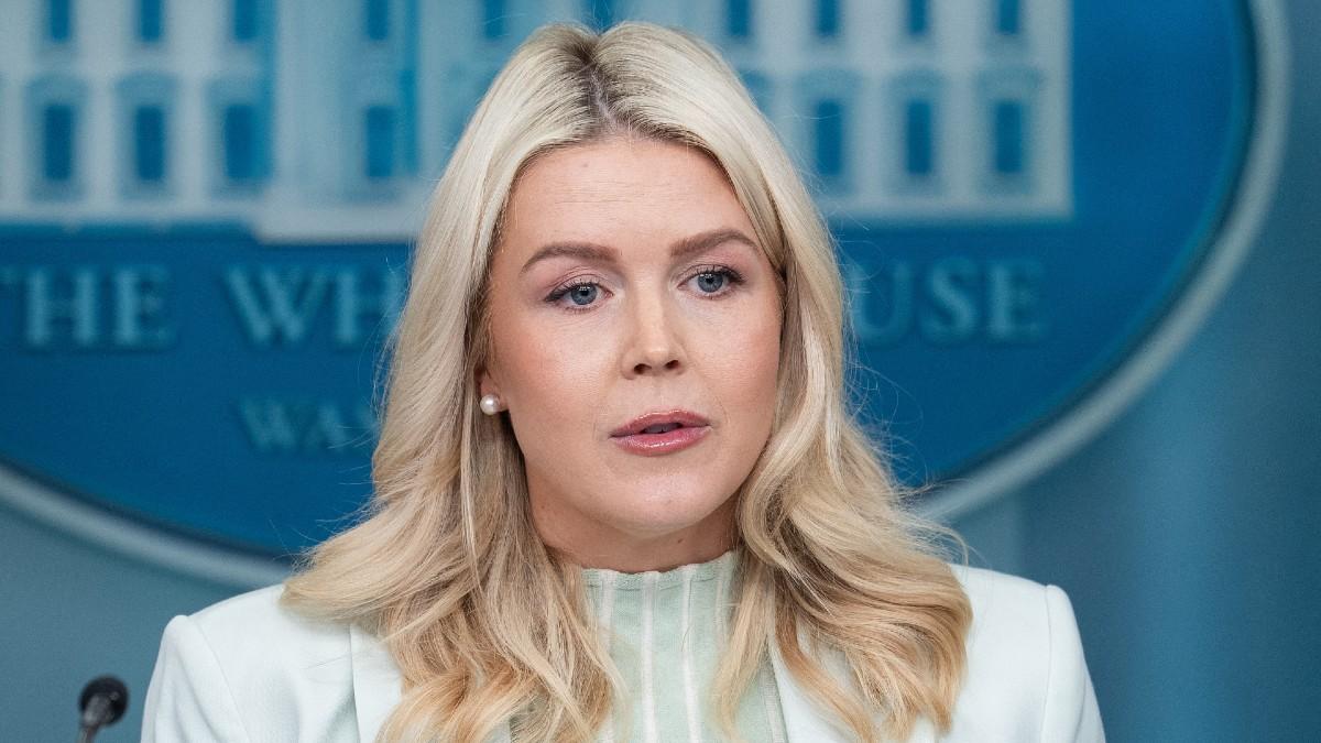 image of Donald Trump was forced to leave the building. 