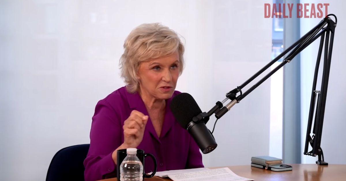 image of Tina Brown slammed the president for using the Democrats as a scapegoat to the Jeffrey Epstein case.