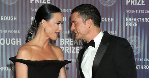Photo of Katy Perry and Orlando Bloom.