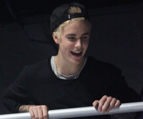 Justin Bieber arrives at West Coast Customs