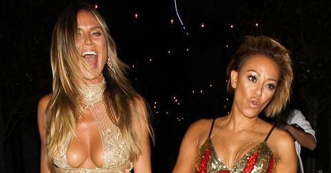 Heidi Klum and Mel B have a girls night at an After Party