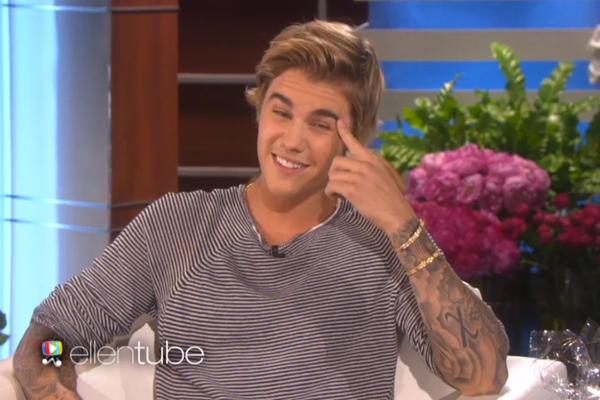 Justin bieber ellen roast