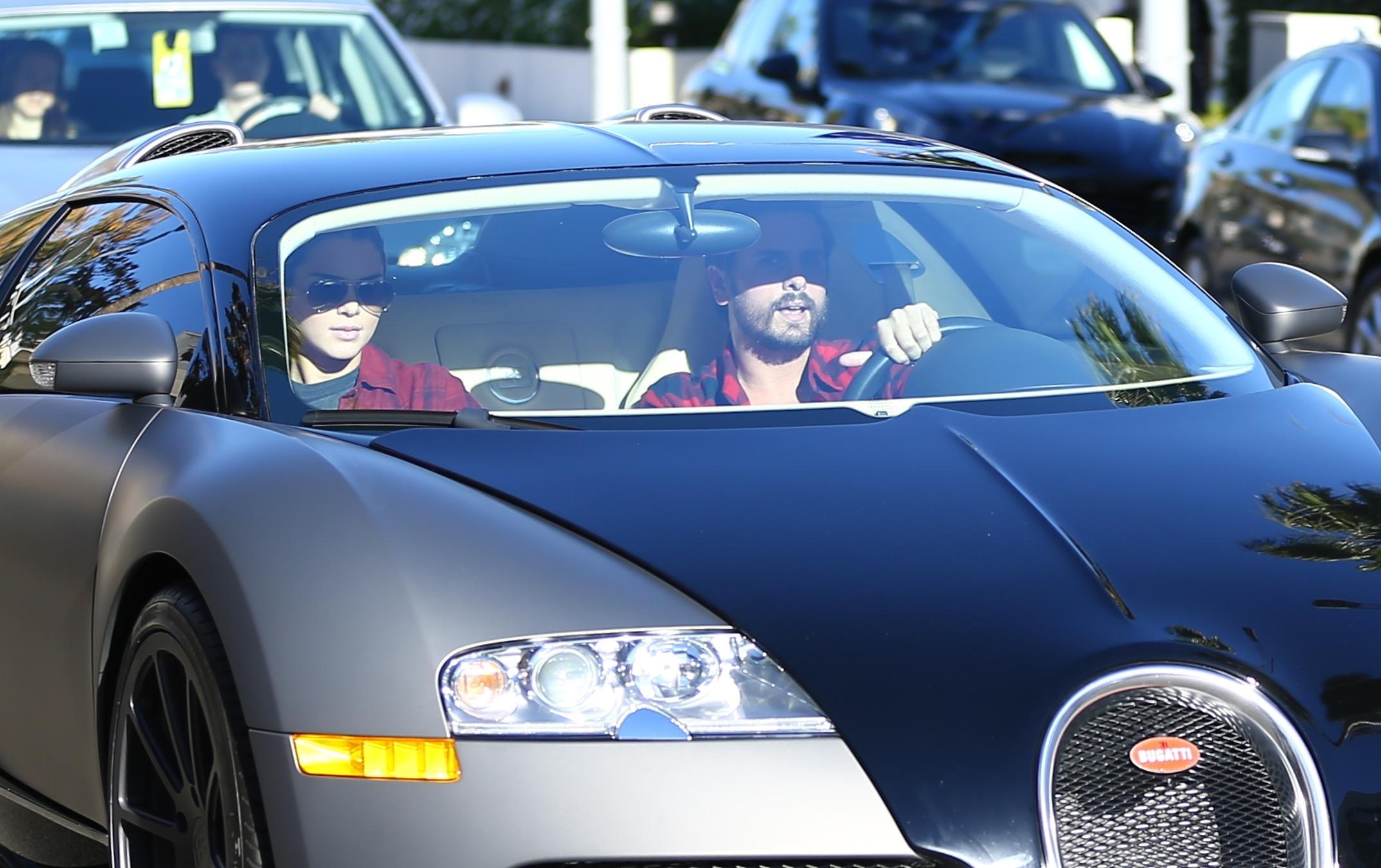 Kendall Jenner and Scott Disick have lunch at Il Pastaio Beverly Hills