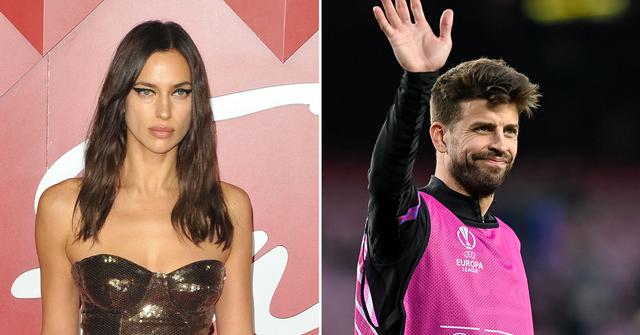 irina shayk bares all topless selfie enjoying basketball game shakira ex pp