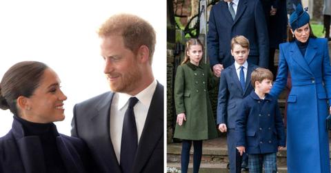 royal christmas walk not best enviornment reconcile prince harry meghan markle