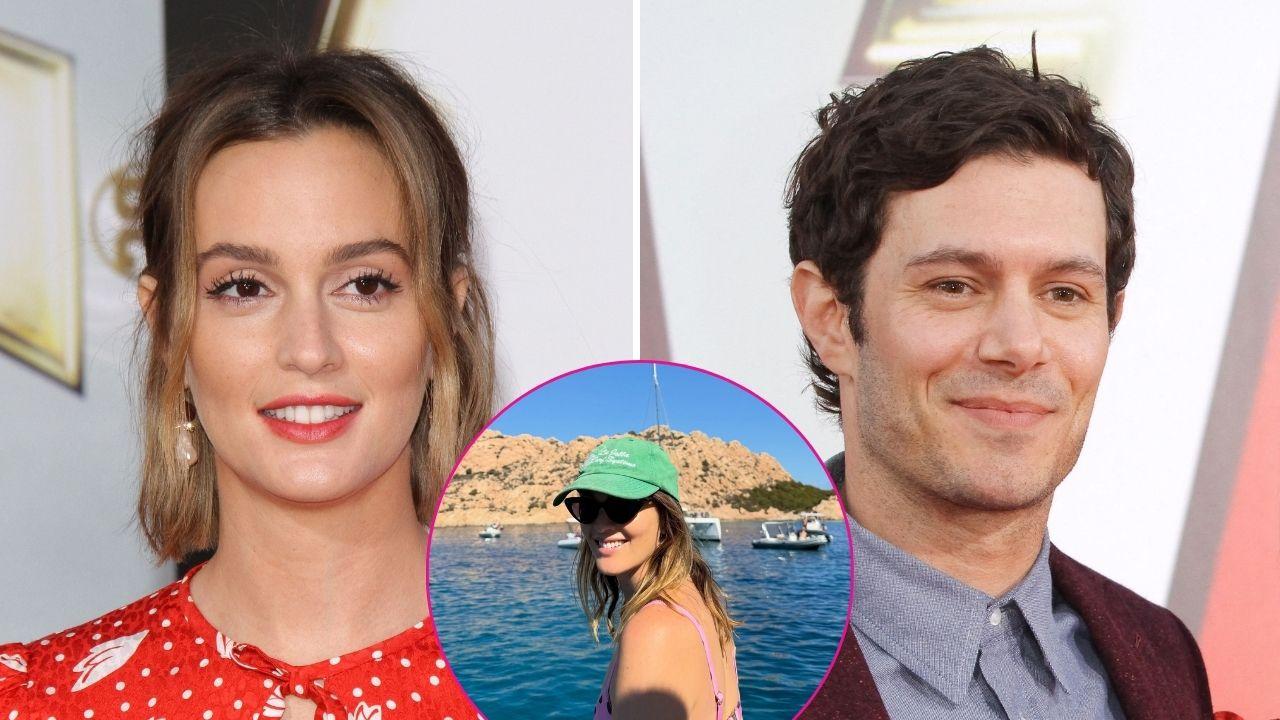 leighton meester shares vacation photos with adam brody