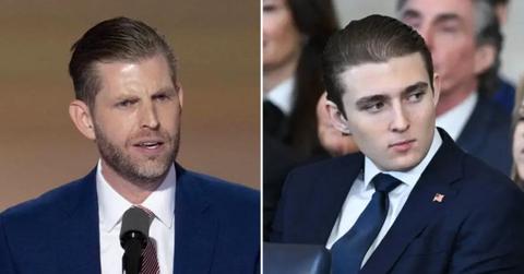 Photo of Eric Trump and Barron Trump