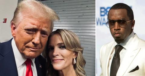 Photo of Donald Trump, Megyn Kelly and Sean 'Diddy' Combs