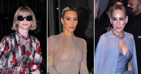 anna wintour snubs kim kardashian greet sarah jessica parker pp