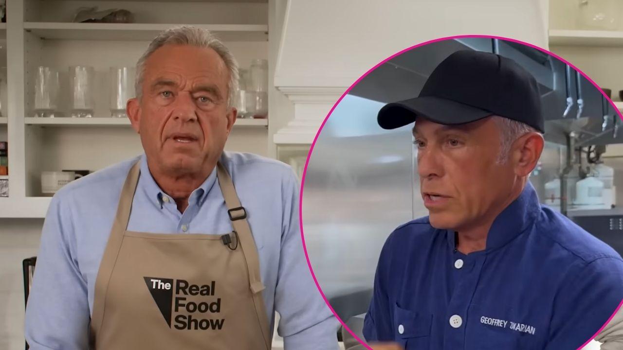 Composite photo of Robert F. Kennedy Jr. and Geoffrey Zakarian.