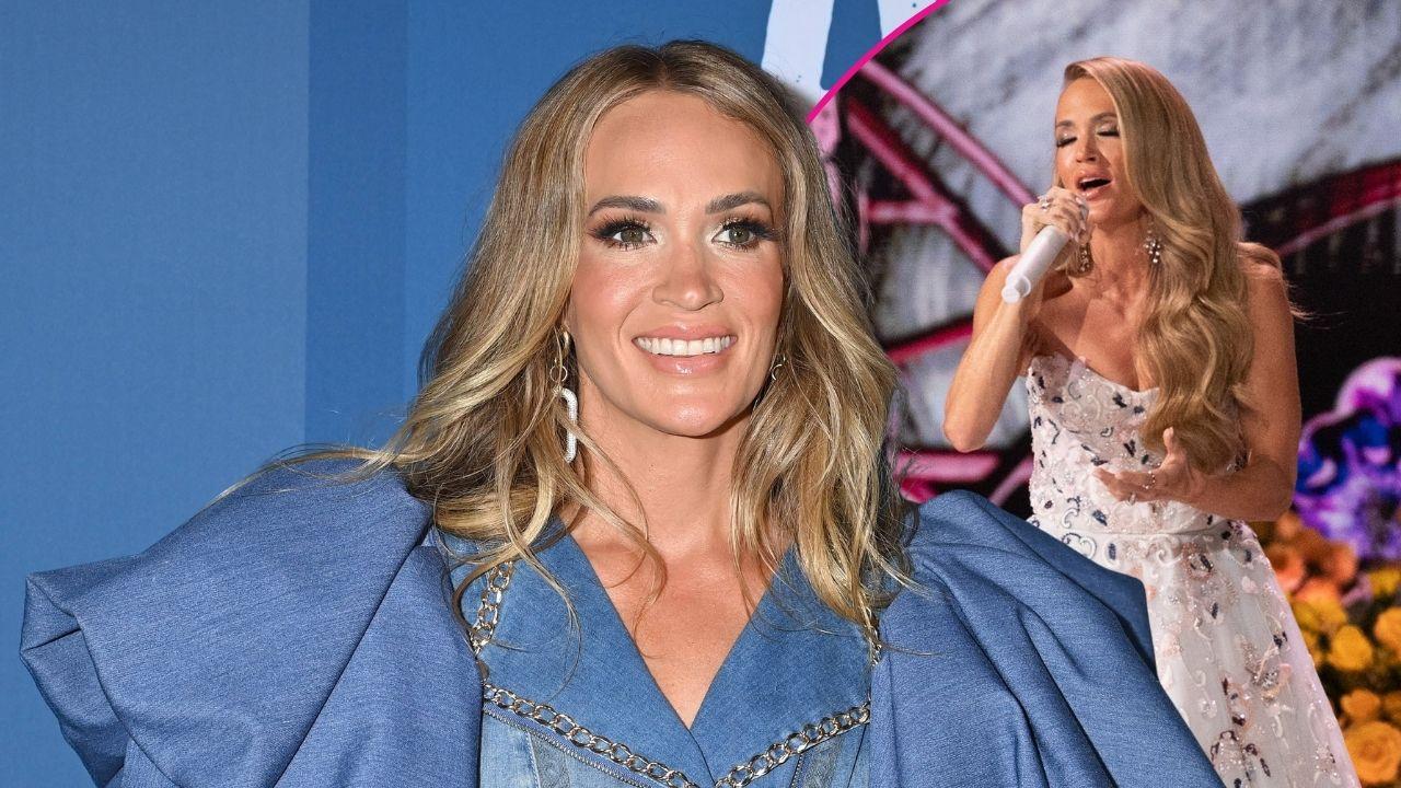 carrie underwood slammed spray tan mar a lago face