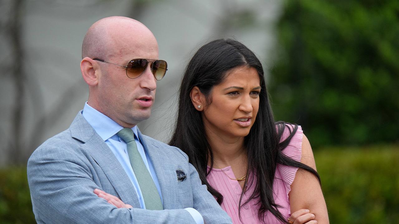 Image of Deputy Chief of Staff Stephen Miller and his wife reportedly live a luxe life in D.C. despite being widely reviled.