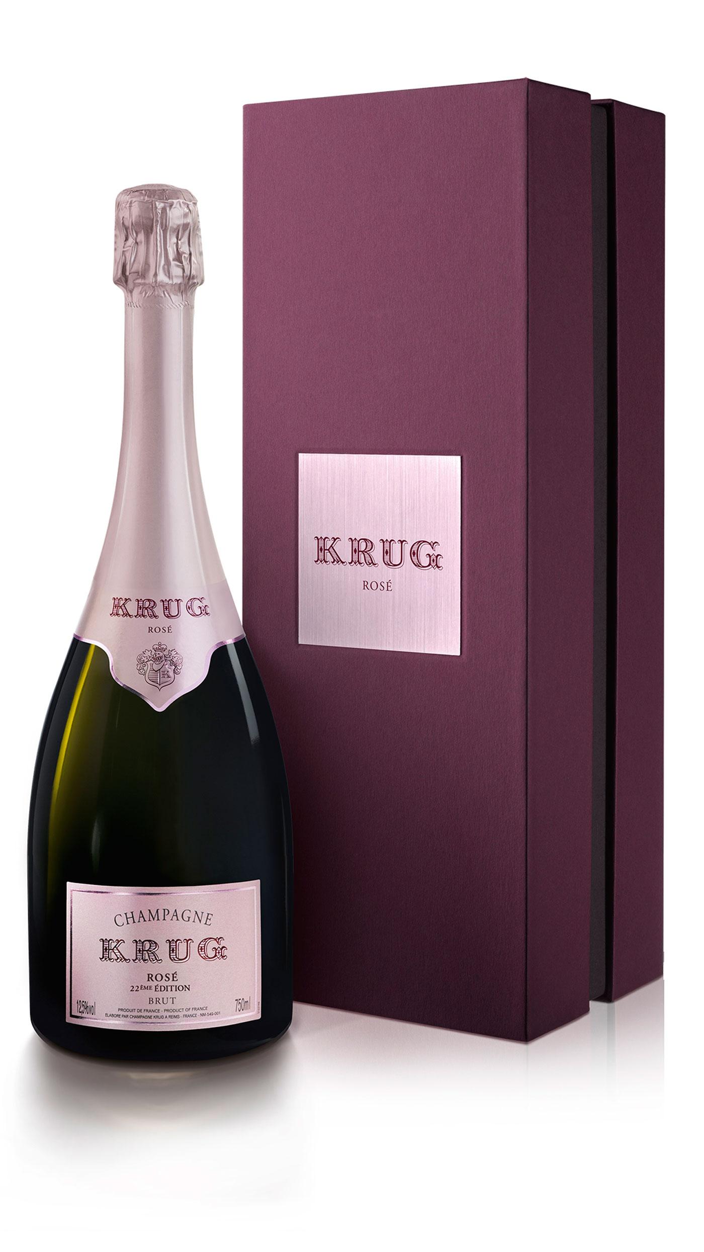 170172 KRUG Packshots2018 12 KrugRose22emeEditionBouteille+Coffr